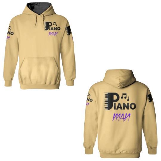 Discover Piano Man 3D Hoodies