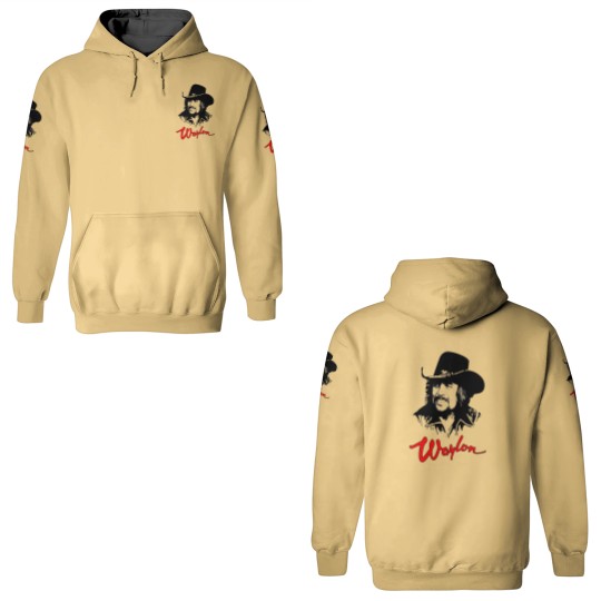 Discover Waylon Jennings Outlaw Movement In Country Music Unisex 3D Hoodies, The Waylors the house band 3D Hoodies