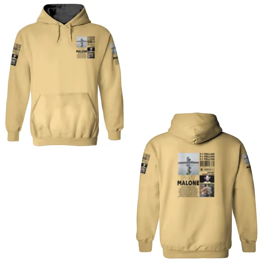 Discover Post Malone 3D Hoodies, F-1 Trillion Album Vintage 3D Hoodies