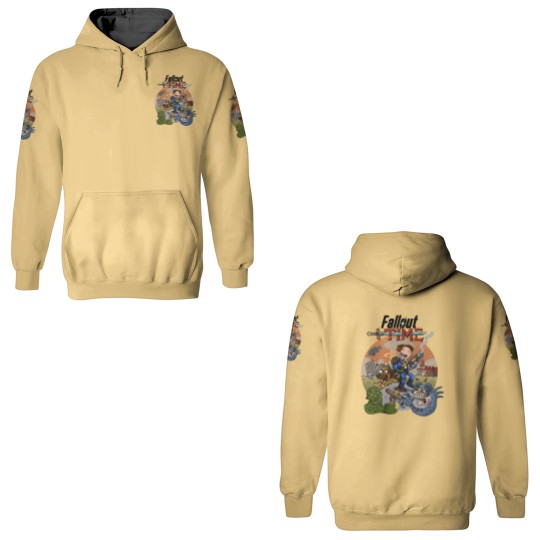Discover Fallout X Adventure Time 3D Hoodies