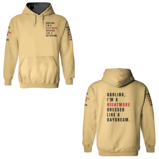 Discover Darling I'm a Nightmare Dressed Like a Daydream 3D Hoodies, Tour Merch 3D Hoodies