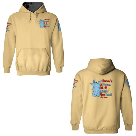 Discover A Person's a Person No Matter How Small, Dr Seuss 3D Hoodies