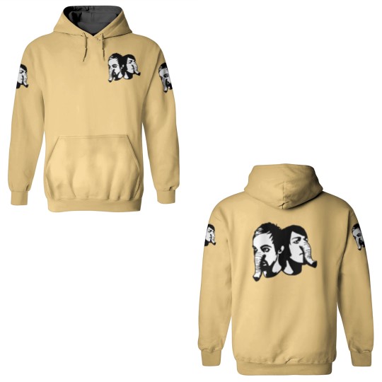 Discover Death From Above 1979 - Heads Up Elelphant Heads Fitted 3D Hoodies