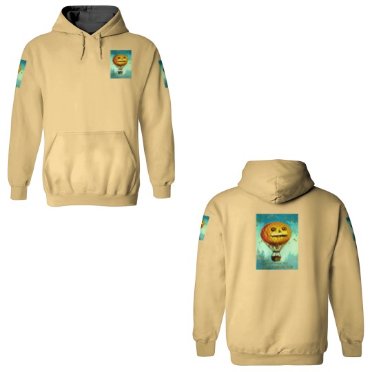 Discover Jack O' Lantern Air Balloon 3D Hoodies