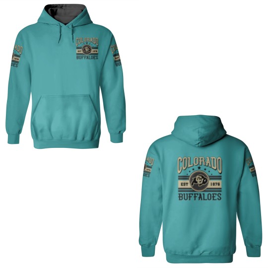 Discover Colorado Buffaloes Football Est 1876 3D Hoodies, University of Colorado 3D Hoodies