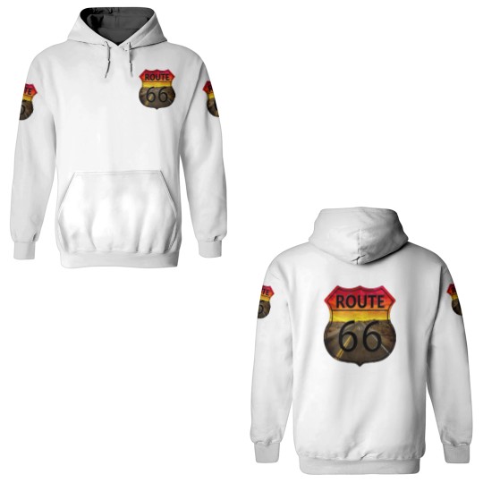 Discover Route 66 Road 3D Hoodies