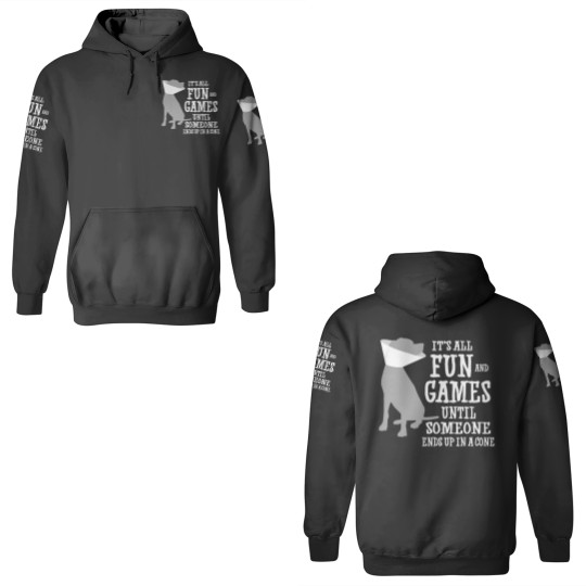 Discover Its all fun and games until someone ends up in a cone 3D Hoodies