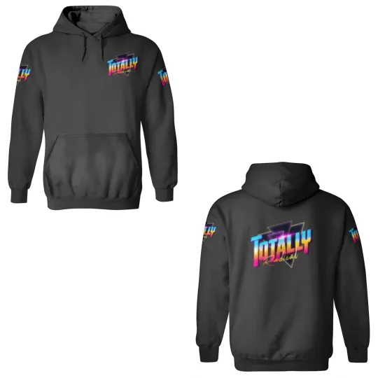 Discover Totally Radical 80s Synthwave Outrun 3D Hoodies