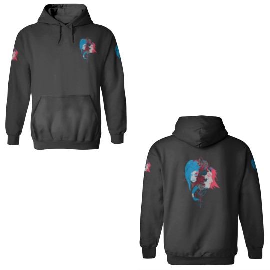 Discover Arcane Jinx and Vi Art 3D Hoodies