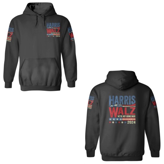 Discover Harris Walz, we're not going back - Were Not Going Back - 3D Hoodies