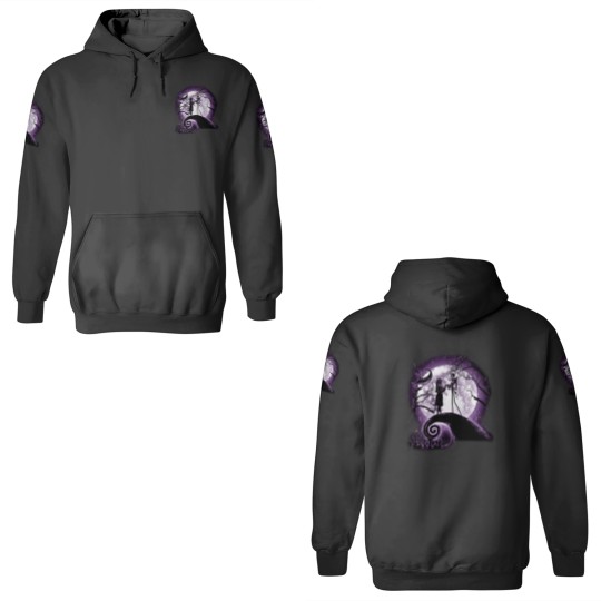 Discover Moonlight Nightmare (Purple) - Nightmare Before Christmas - 3D Hoodies