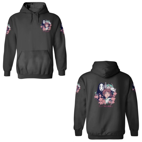 Discover Vintage 90s Spirited Away 3D Hoodie