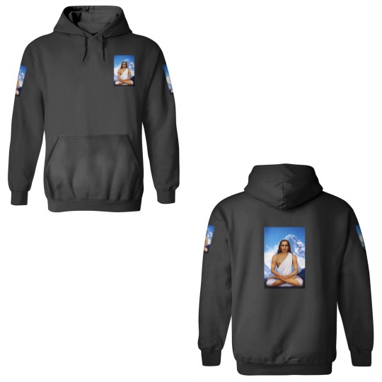 Discover Mahavatar Babaji In Lotus Posture In Himalayas 904 3D Hoodies