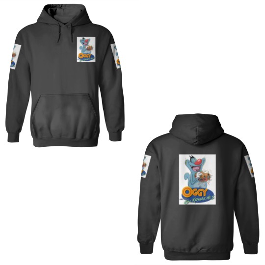 Discover Oggy and the cockroaches 3D Hoodies