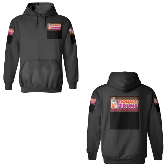 Discover America Runs on Trump Punny 3D Hoodie