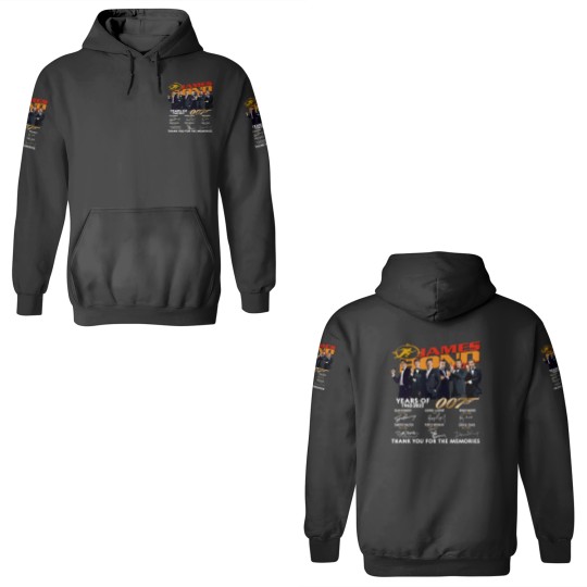 Discover James Bond 3D Hoodies, James Bond 007 60th Anniversary 3D Hoodies, James Bond Vintage 3D Hoodies