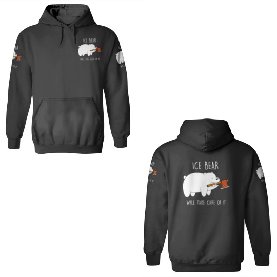 Discover We Bare Bears Ice Bear Will Take Care Of It 3D Hoodies