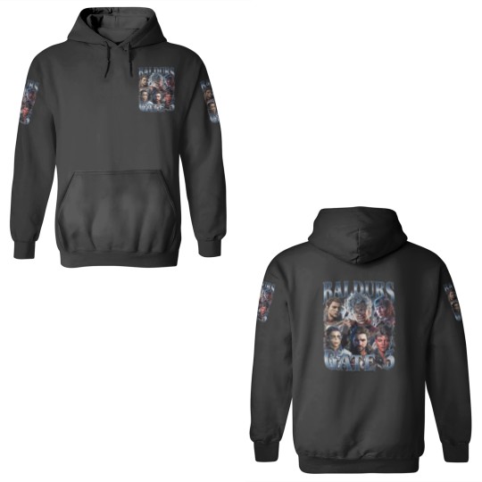 Discover Baldurs Gate 3 Vintage 3D Hoodies, Gift For Woman and Man Unisex 3D Hoodies
