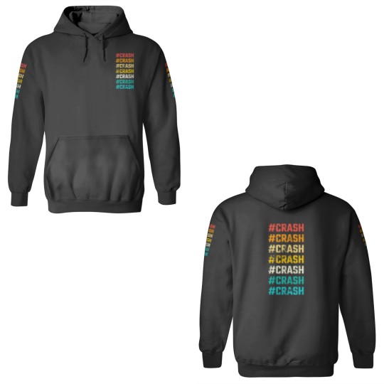 Discover Hashtag Crash Crash 3D Hoodies