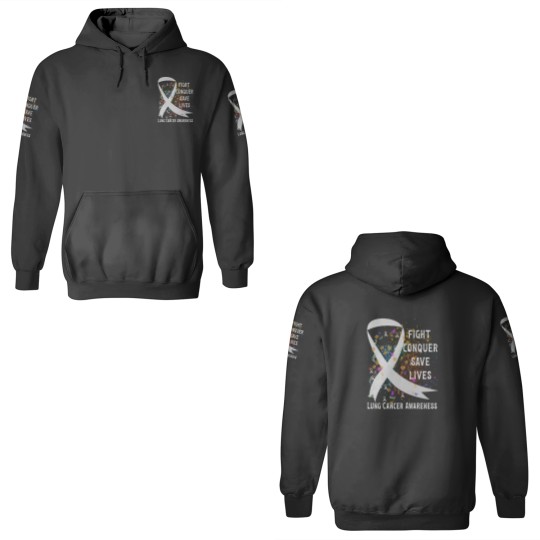 Discover Lung Cancer - Lung Cancer Awareness - 3D Hoodies