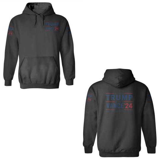 Discover Trump 2024 3D Hoodies featuring President Trump and JD Vance