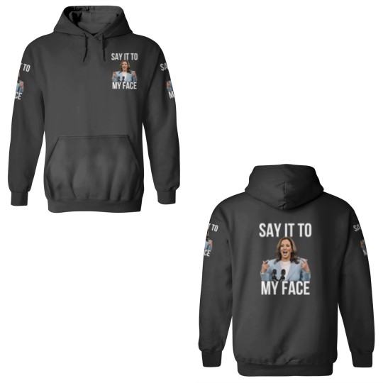 Discover Kamala Harris 3D Hoodies, Say It To My Face, For the People 3D Hoodies TG0Z46