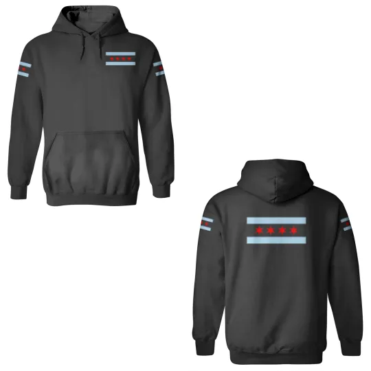 Discover Chicago Flag - Chicago - 3D Hoodies