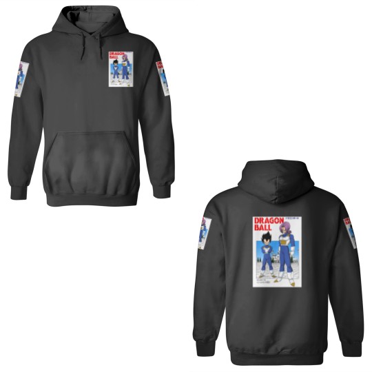 Discover DBZ Vegeta & Trunks Manga Cover 3D Hoodies