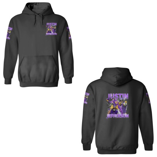 Discover Justin Jefferson 3D Hoodie Merchandise
