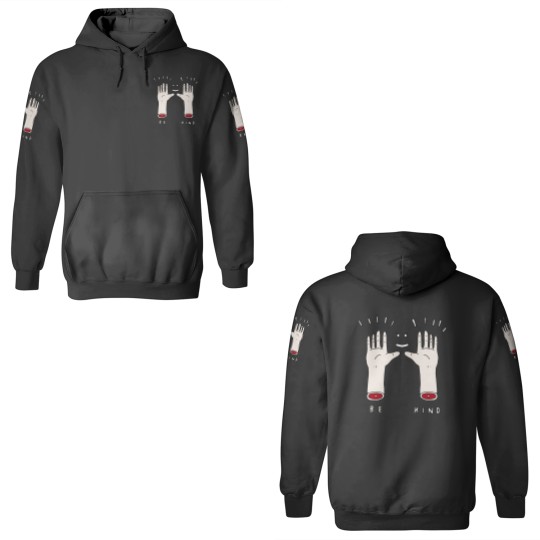 Discover Frightened Rabbit “Be Kind” Hands 3D Hoodies