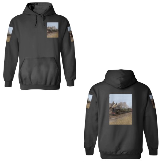 Discover Steam train over Yorkshire moors 3D Hoodies