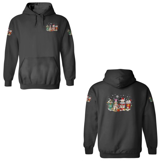 Discover Cute Animated Mouse Christmas Coffee 3D Hoodies, Mouse Christmas 3D Hoodies