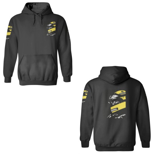 Discover Ayrton Sennaa drawing 3D Hoodies
