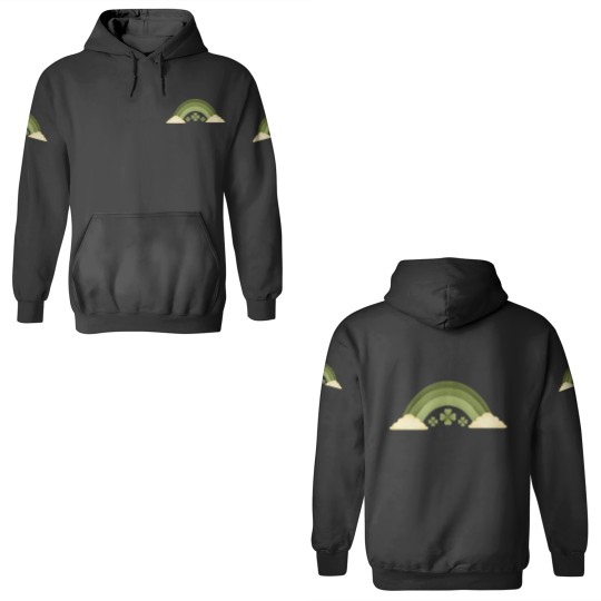 Discover Watercolor Rainbow St Patrick Day 3D Hoodies