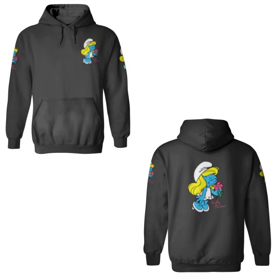 Discover Us The Smuurfs Smurfette Lovely Flowers Unisex Vintage 3D Hoodies