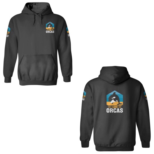 Discover Orca whale gift 3D Hoodies