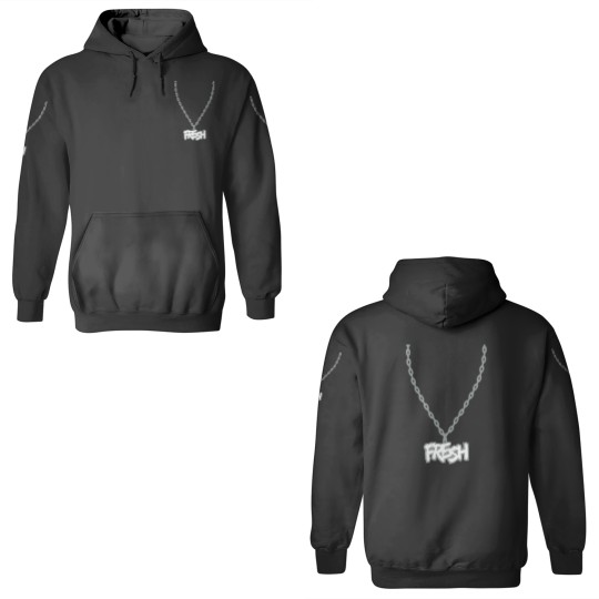 Discover fresh fresh hip hop music party text necklace jewe 3D Hoodies