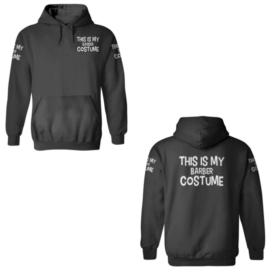 Discover This is my Barber Costume Halloween Simple Costume 3D Hoodies