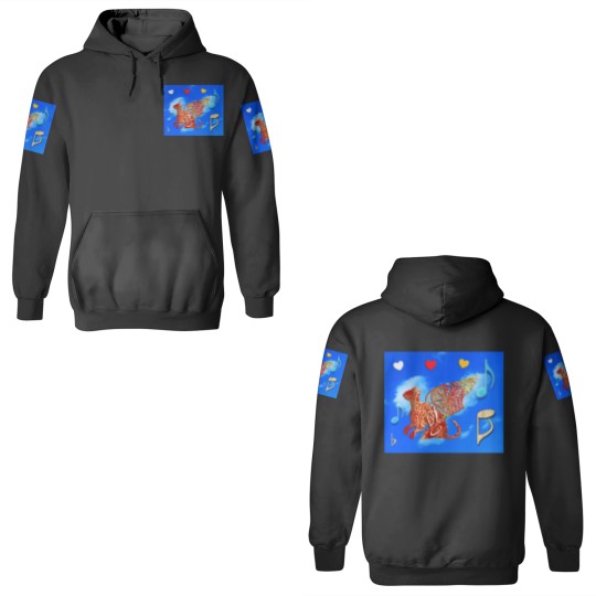 Discover Life is easier with My Magic Cat of Angels. 3D Hoodies
