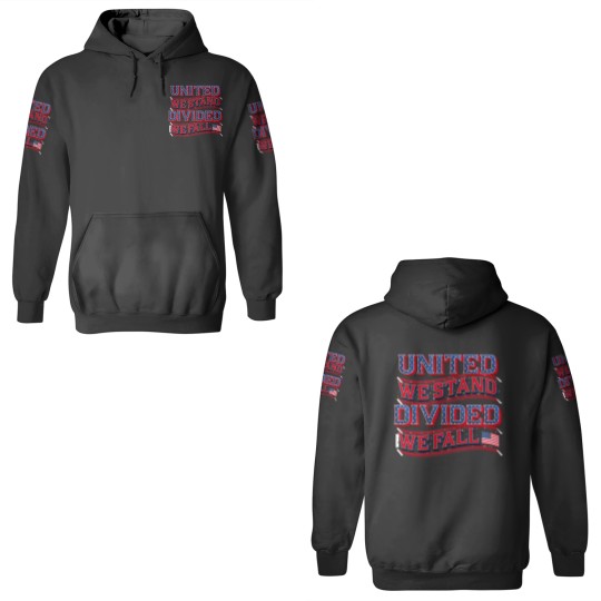 Discover United We Stand, Divided We Fall  White 3D Hoodies