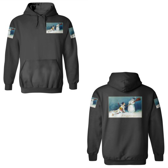 Discover Vintage New Year's Day Boy And Snow 3D Hoodies