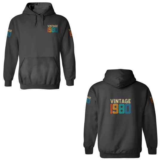 Discover 42Nd Birthday Vintage 1980 - 42 Years Old Men Wome 3D Hoodies