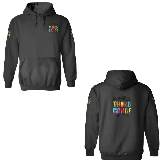Discover Leopard Hello 3Rd Grade Teacher Life Student Back 3D Hoodies