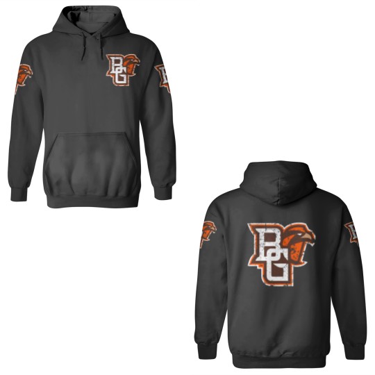 Discover BG Falcons Distressed 3D Hoodies