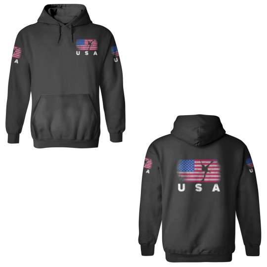 Discover American Flag Figure Skating Cute Us Skaters 3D Hoodies