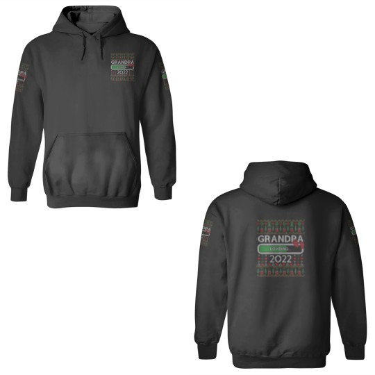 Discover Christmas Promoted To Grandpa Loading 2022 Baby An 3D Hoodies