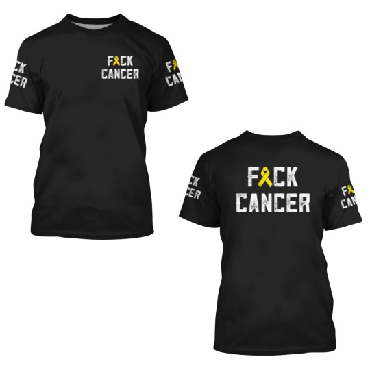 Discover Fck Cancer Funny Chemo Chemotherapy Battle Cancer 3D T Shirts