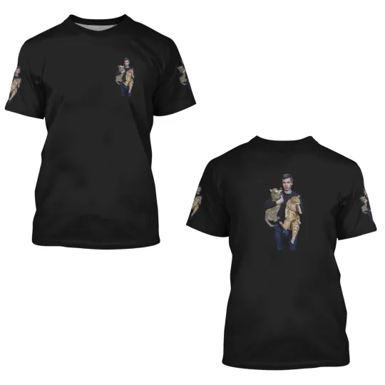 Discover Nathan Fielder and His Cats Classic 3D T Shirts