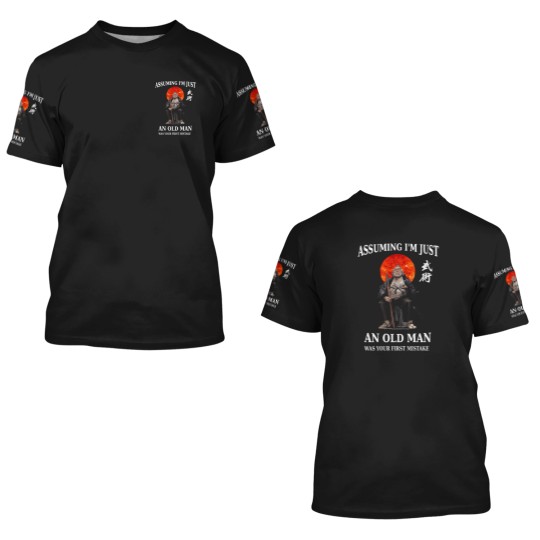 Discover Beware of an old man in a profession where men 3D T Shirts