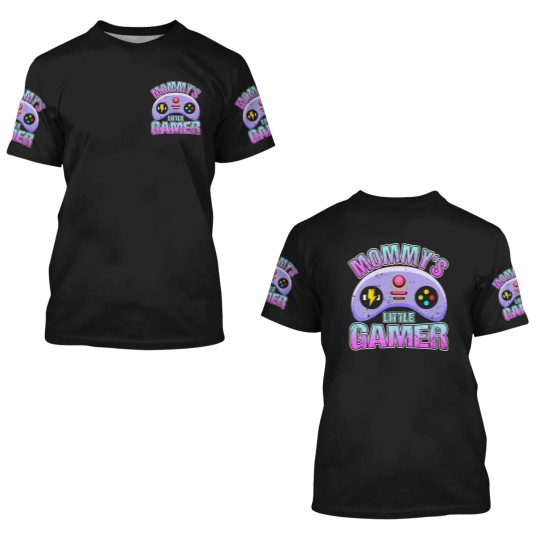 Discover Mommy's Little Gamer Video Gaming 3D T Shirts